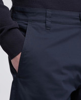 Aspesi - Pantalone chino uomo  in popeline cotone-nylon blu navy