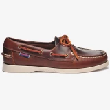 Sebago - Mocassino donna Docksides Portland Waxed marrone