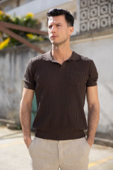 Roberto Collina - Polo a coste testa di moro