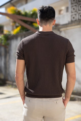 Roberto Collina - Polo a coste testa di moro