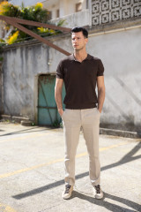 Roberto Collina - Polo a coste testa di moro