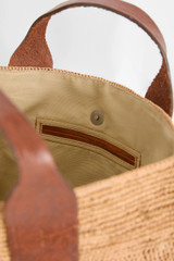 Ibeliv - Borsa tote Mety in rafia tea