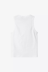 Carhartt - Canotta Philips A-Shirt in cotone a coste bianca