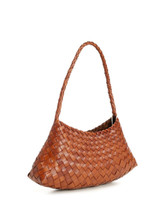 Dragon - Borsa Rosanna in pelle intrecciata arancio