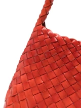 Dragon - Borsa Rosanna in pelle intrecciata arancio