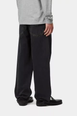 Carhartt - Jeans uomo Aaron Black Stone washed