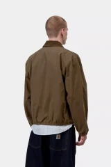 Carhartt - Giacca uomo Madison Ripstop Black / Wax Garment dyed