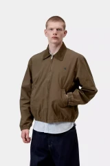 Carhartt - Giacca uomo Madison Ripstop Black / Wax Garment dyed