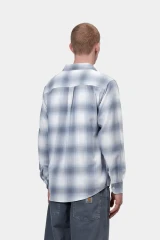 Carhartt - Camicia L/S Tyers Shirt Tyers Check Shady Blue