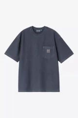 Carhartt - T-shirt S/S Loose Pocket Dark Navy Garment dyed