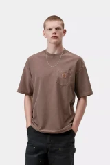 Carhartt - T-shirt S/S Loose Pocket Tobacco Garment dyed