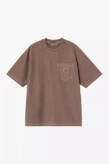 Carhartt - T-shirt S/S Loose Pocket Tobacco Garment dyed