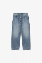 Crahartt - Jeans Landon pant blue, destroy wash, splatter