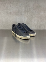 Golden Goose - Super-Star uomo in pelle blu con stella in pelle ton sur ton