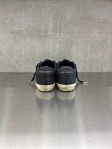 Golden Goose - Super-Star uomo in pelle blu con stella in pelle ton sur ton