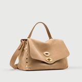 Zanellato - Borsa Postina Jones small in nubuk beige San Gimignano
