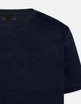 Dondup - T-shirt girocollo regular in jersey di cotone colore blu