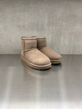 UGG - Boot classic mini II grigio -  stormy grey / white pepper - CRBO