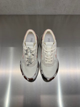 Premiata - Sneakers Lauryn in cavallino muccato  e dettagli in pelle rosa