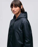 Aspesi - Giubbotto donna Bhet con cappuccio nylon imbottito blu
