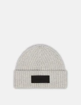 Dondup - Cappello in lana tecnica color ghiaccio