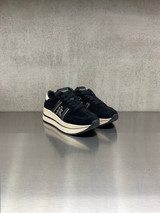 Premiata - Sneakers donna Beth in pelle e micro paiettes nere