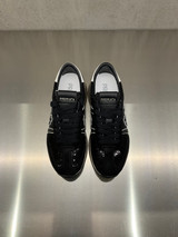 Premiata - Sneakers donna Beth in pelle e micro paiettes nere