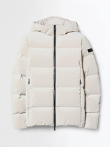 RRD - Piumino uomo Superrduck! Tubic 14 Hood Zip panna