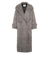 8PM - Cappotto Dahlia in misto lana maculato