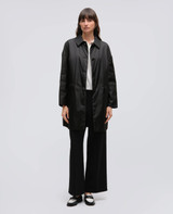 Aspesi - Cappotto donna Teena nylon imbottito nero