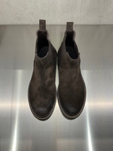 Pawelk's - Polacco Chelsea boots in camoscio effetto vintage moro