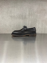 Alexander Hotto - Scarpa in pelle martellata e pelle scamosciata testa di moro