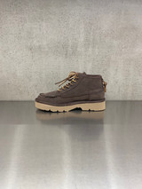 Panchic - Polacco allacciato da donna P019 in camoscio cerato caffè