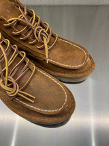Panchic - Polacco allacciato da uomo P019 in camoscio cerato cognac
