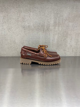 Sebago - Mocassino Ranger Waxy da donna in pelle Brown-gum - brown - brown dk ocra