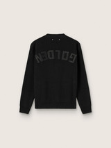 Golden Goose - Maglione da uomo girocollo in cotone nero