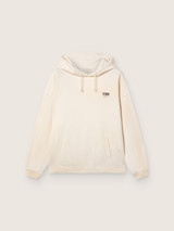 Golden Goose - Felpa con cappuccio Unisex Star in cotone bianco con logo stampato