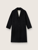 Golden Goose - Cappotto monopetto cocoon da donna di colore nero