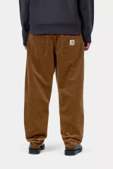 Carhartt - Pantalone Newel cinque tasche in velluto WIP H Brown Rinsed