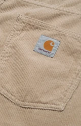 Carhartt - Pantalone Newel cinque tasche in velluto Wall Rinsed