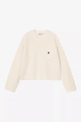 Carhartt - Maglia Mira Sweater è realizzata in un filato misto acrilico Natural