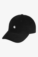 Carhartt - Berretto Harlem in velluto Black / White