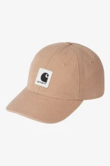 Carhartt - Berretto Canvas Dusty H Brown, Stone washed