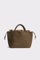 Marrea - Borsa tessuta a mano in neoprene Medium Coco fresco
