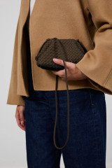 Marrea - Borsa tessuta a mano in neoprene Pouch Mini Espresso Yourself
