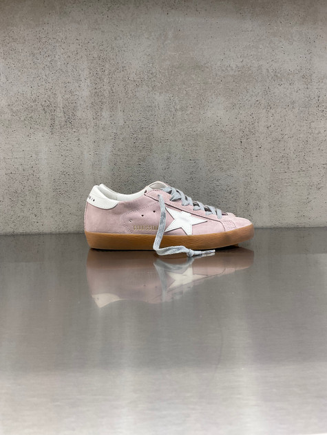 Golden Goose - Super-Star donna in camoscio rosa