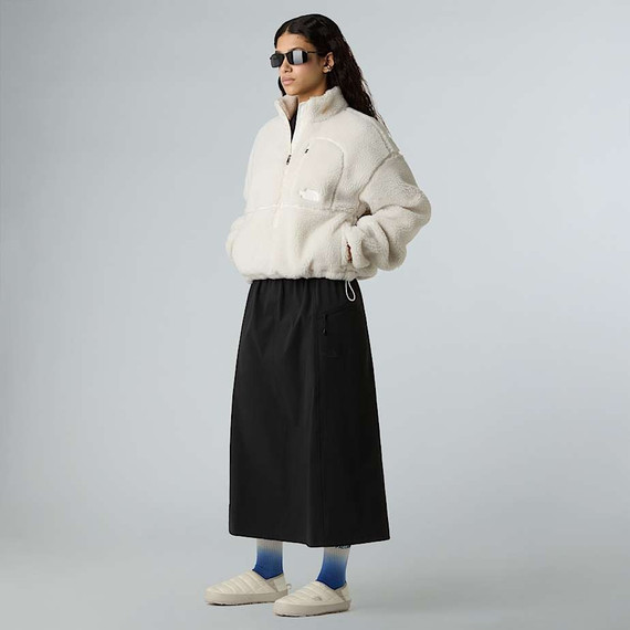 The North Face - Pullover Extreme in pile da donna bianco