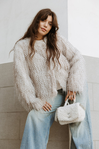 Zanellato - Borsa Postina Baby in tessuto  White Merinos