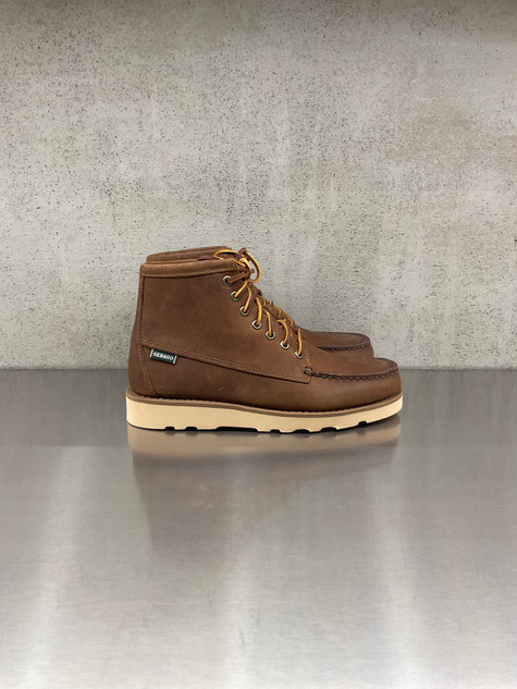 Sebago - Polacco Tala Mid Crazy Horse stringato da uomo in pelle dk brown