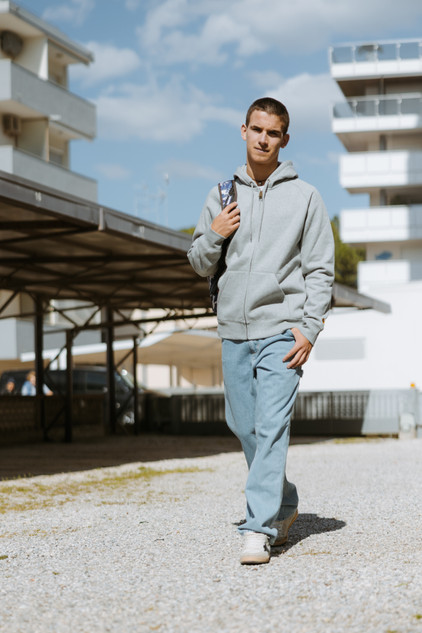 Carhartt - Jeans Single knee pant blue stone bleached